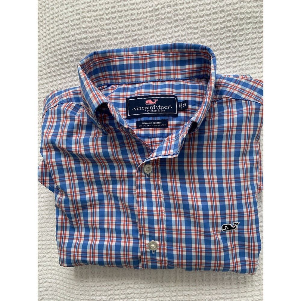 Vineyard Vines by Shep & Ian Men's XS Long Sleeve Plaid Shirt‎